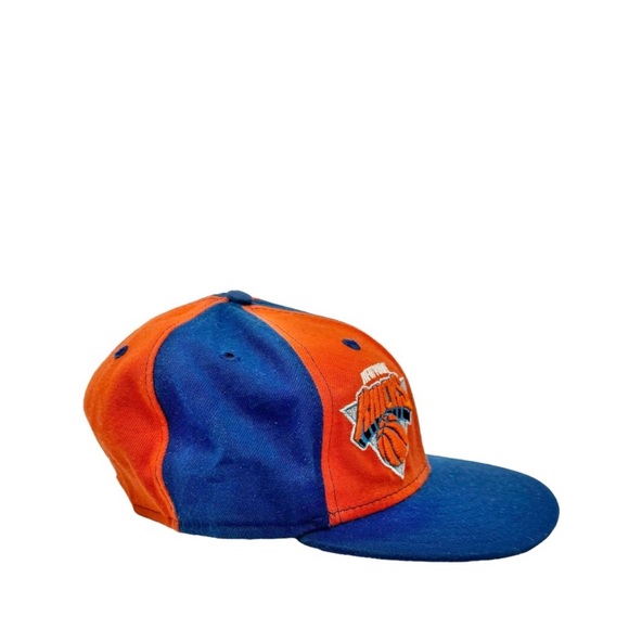 Vintage Wool New Era New York Knicks Fitted Hat Made In USA NBA Basketball - Picture 4 of 10